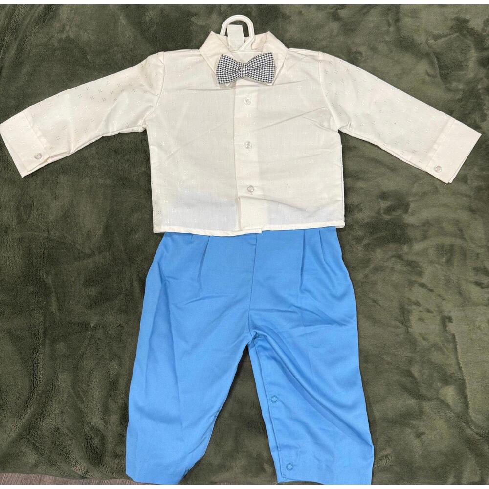 VTG Kids Two Piece Dress Slacks & Button up Shirt Sz 2t